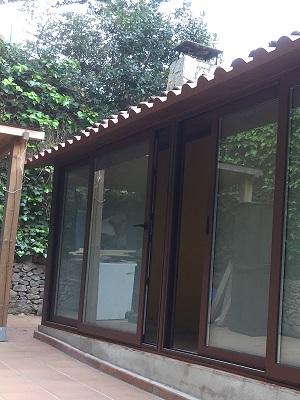 Puerta exterior aluminio